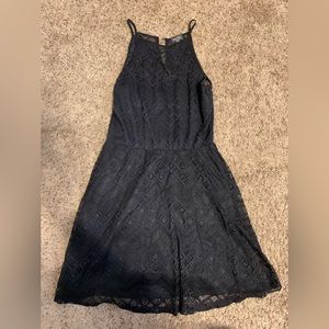 Lily Rose Black Lace Dress
